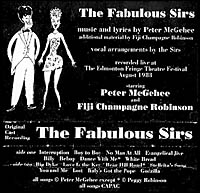 The Fabulous Sirs liner notes