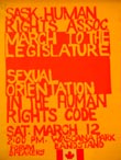 Human rights march poster